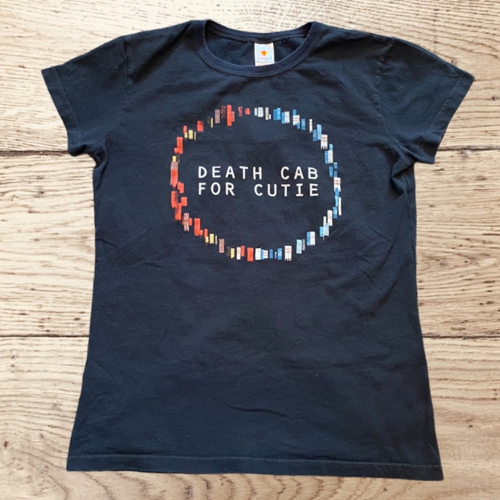 Death Cab for Cutie Narrow Stairs Tee cotton band shirt youth large
